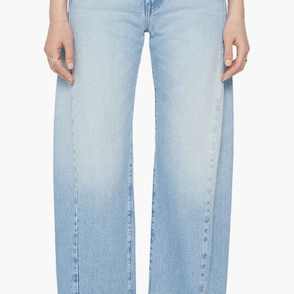 MOTHER The Half Pipe Sneak Wide Leg (Barrel) jeans in This is How I Roll - Picture 1 of 9